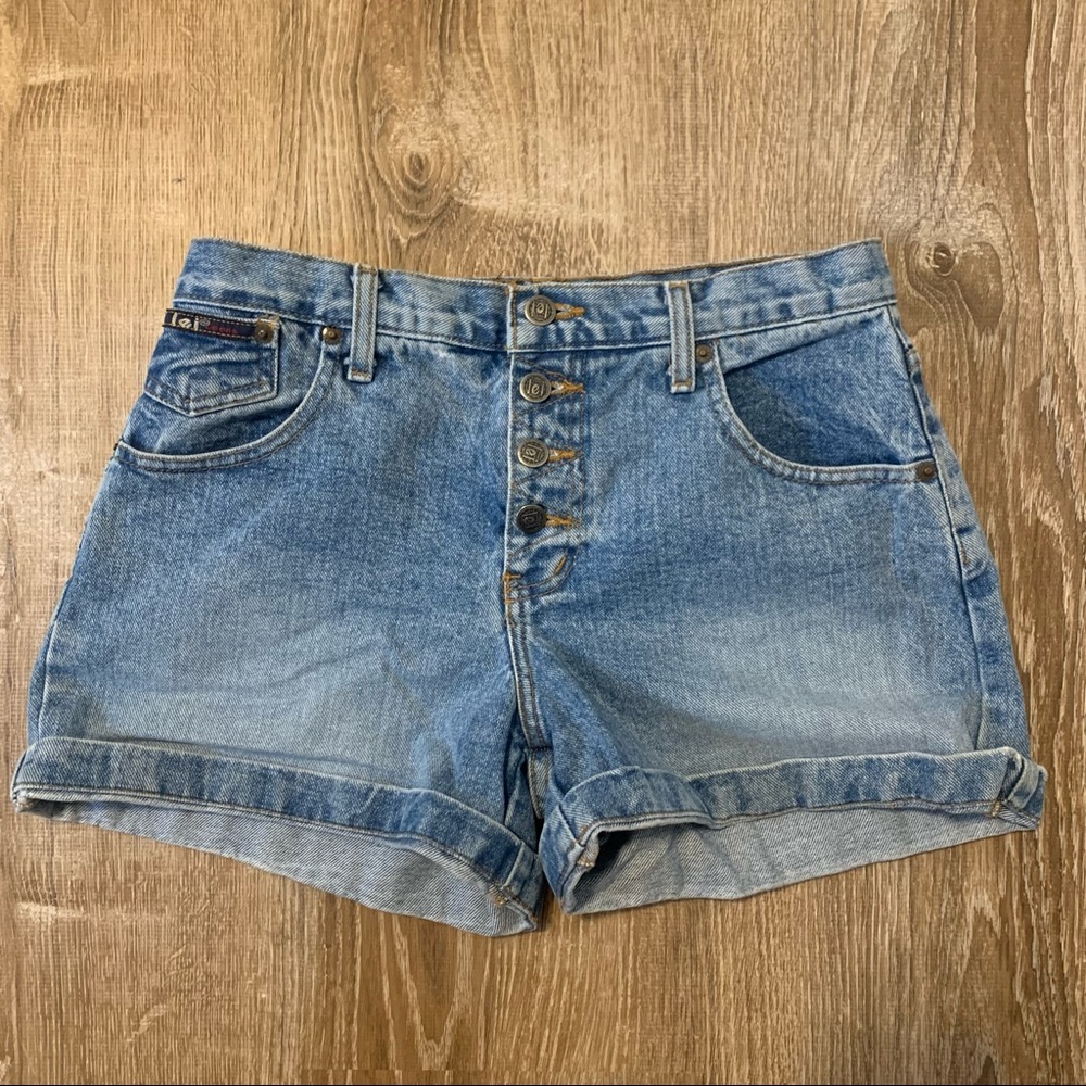 l.e.i. High Waisted Jean Shorts